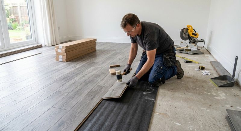 Laminate Floor Installation in Mount Clemens, MI