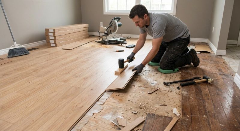 Laminate Floor Installation in Utica, MI
