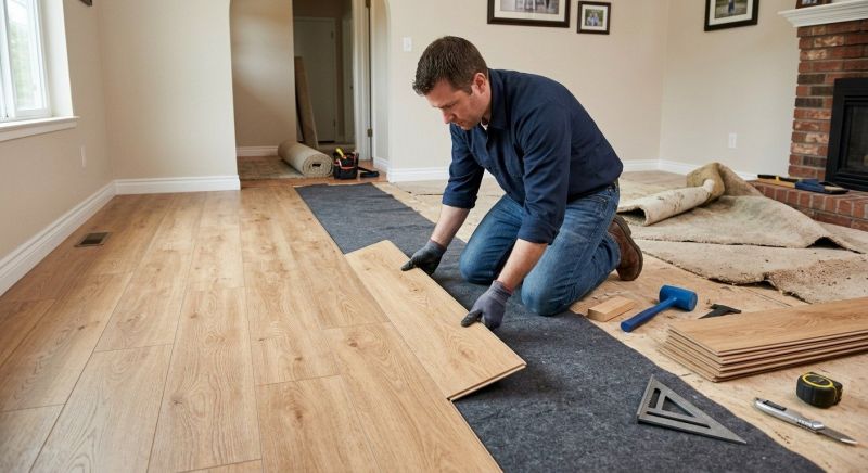 Laminate Floor Remodeling in Sterling Heights, MI