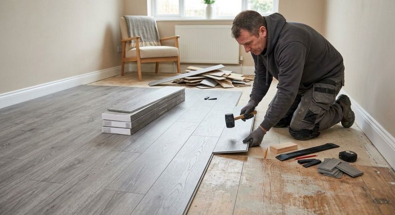 Laminate Floor Replacement in Almont, MI