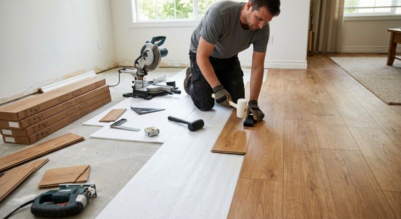 Laminate Floor Replacement in Oxford, MI