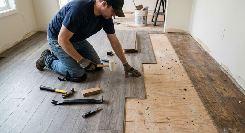Laminate Floor Replacement in Utica, MI