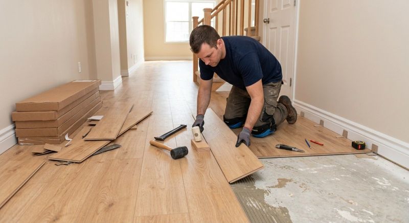 Laminate Floor Replacement in Utica, MI