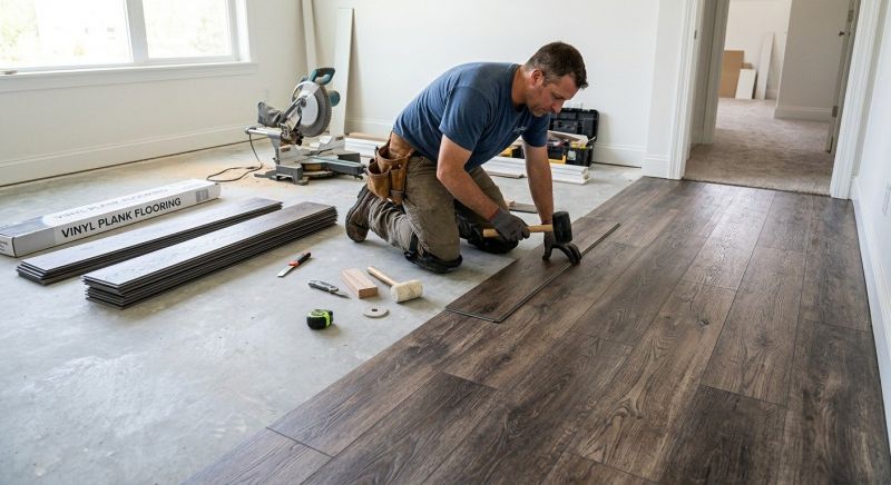 Linoleum Floor Installation in Birmingham, MI