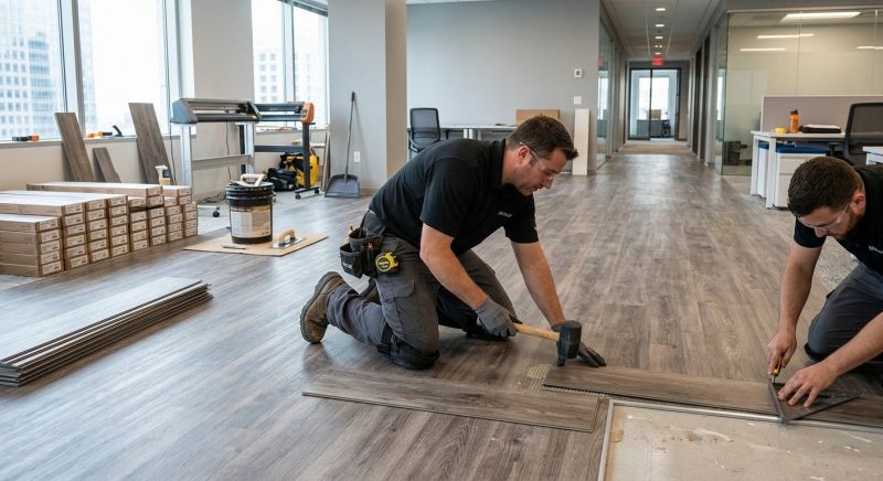 Linoleum Floor Installation in Rochester, MI