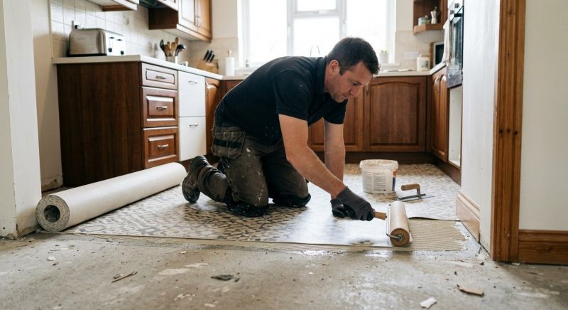 Linoleum Floor Installation in Utica, MI