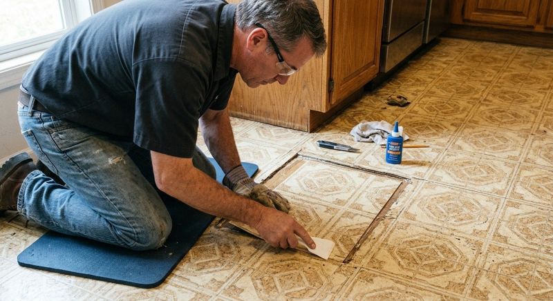 Linoleum Floor Installation in Westland, MI