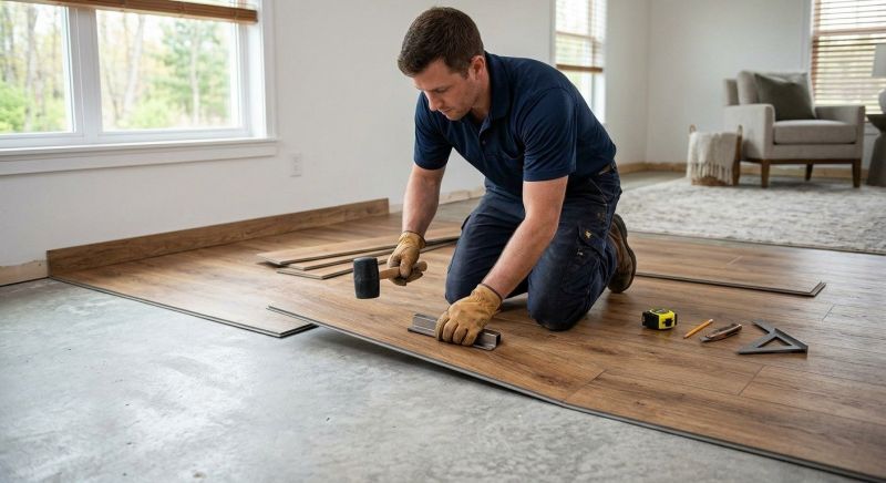 Luxury Vinyl Tile Installation in Redford, MI