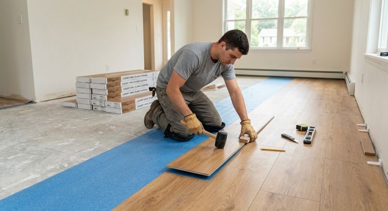Lvt Flooring Installation in Oak Park, MI