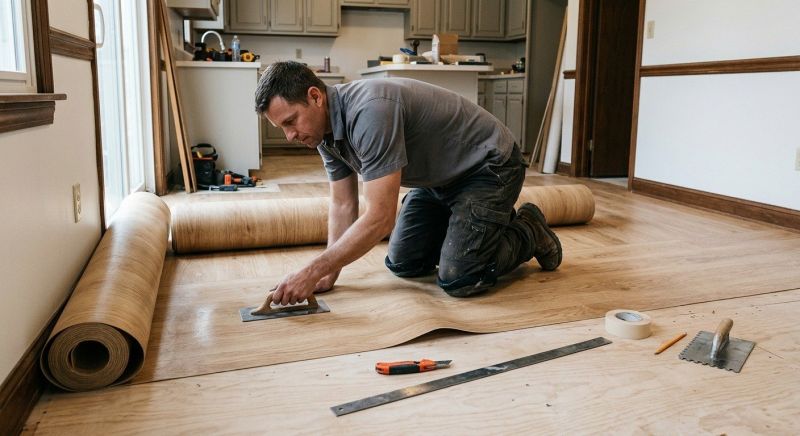 Sheet Flooring Installation in Novi, MI