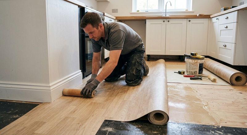 Sheet Linoleum Installation in Hazel Park, MI