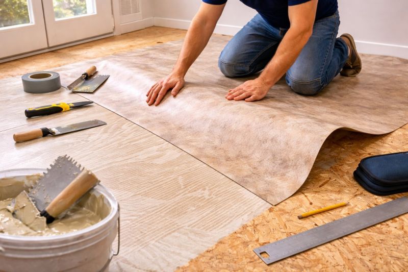 Sheet Vinyl Installation in Novi, MI