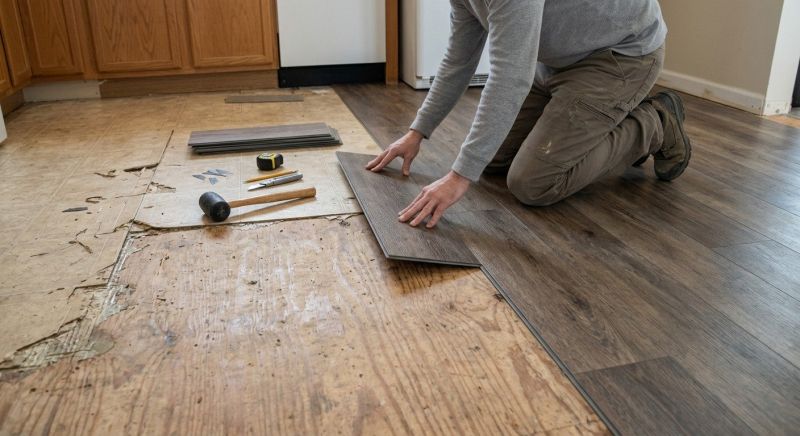 Vinyl Floor Replacement in Sterling Heights, MI