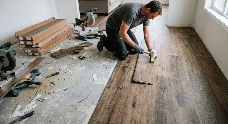 Vinyl Flooring Installation in Clarkston, MI