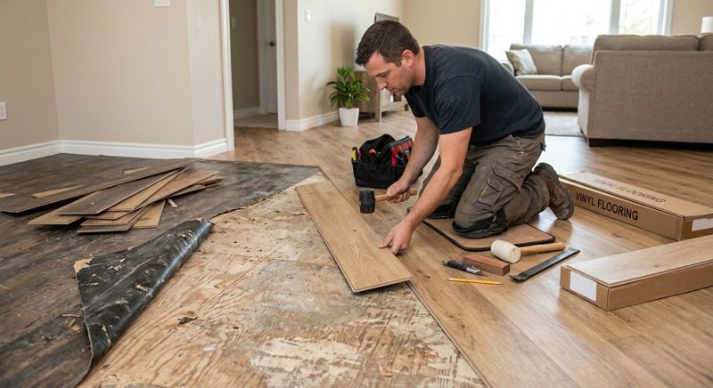 Vinyl Flooring Installation in Troy, MI