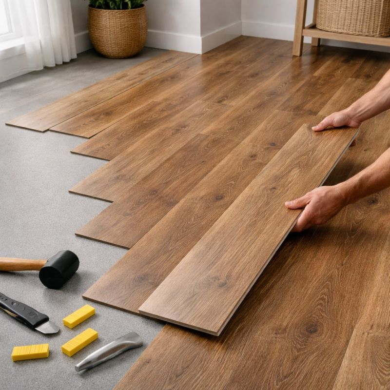 Vinyl Plank Floor Installation in Sterling Heights, MI