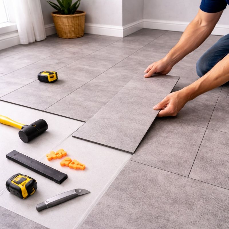 Vinyl Tile Replacement in Sterling Heights, MI